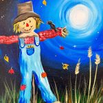 Scarecrow At Night