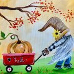 Fall Gnome & Wagon