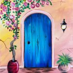 Blue Tuscan Door