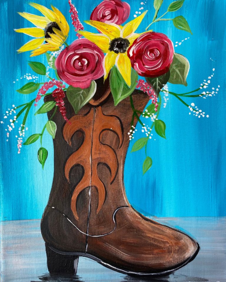 Floral Boot