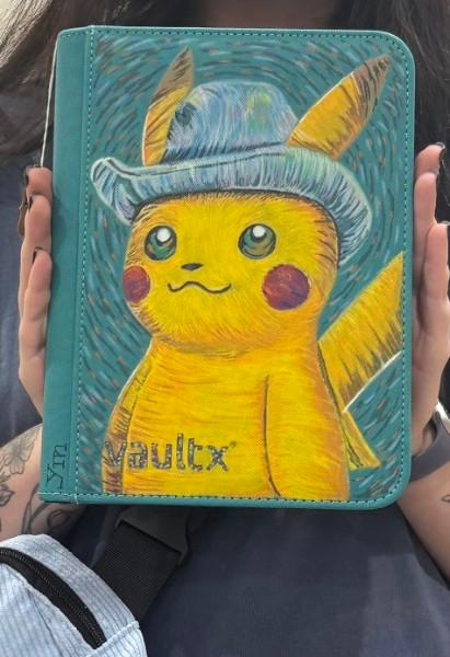 Custom hand-painted binder gallery image 4